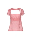 Red Valentino T-shirts In Pink