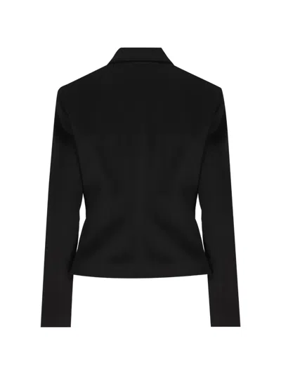 Cini Military-style Button-embellished Jacket In Black