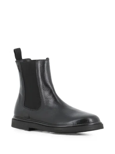 Alexander Hotto Elasticated Side-panel Boots In Black
