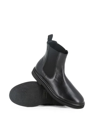 Alexander Hotto Elasticated Side-panel Boots In Black