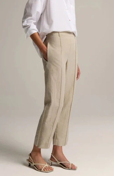 Vince Grace Side Stripe Pull On Pants In Brown