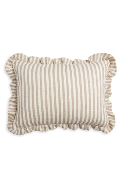 Nordstrom Stripe Linen Accent Pillow In Neutral
