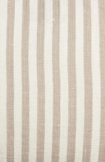 Nordstrom Stripe Linen Accent Pillow In Neutral