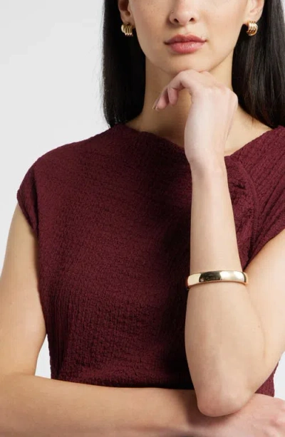 Nordstrom Polished Bangle In Gold