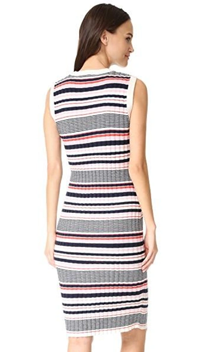 Shop Cupcakes And Cashmere Walton Stripe Dress In Cotton Candy