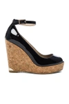 Jimmy Choo Pacific Wedge In Black