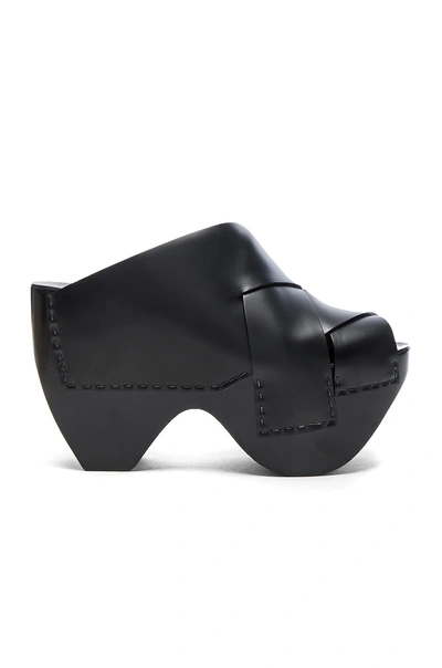 Acne Studios Black Callie Platform Mules