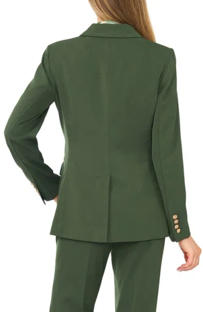 Halogenr Halogen(r) Double Breasted Blazer In Midnight Sage