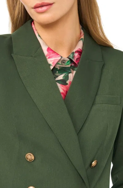 Halogenr Halogen(r) Double Breasted Blazer In Midnight Sage