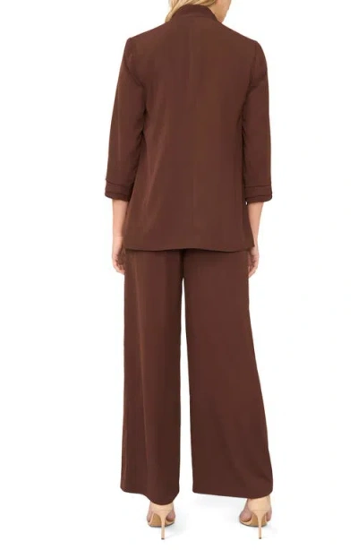 Halogenr Halogen(r) Open Front Blazer In Chicory Coffee