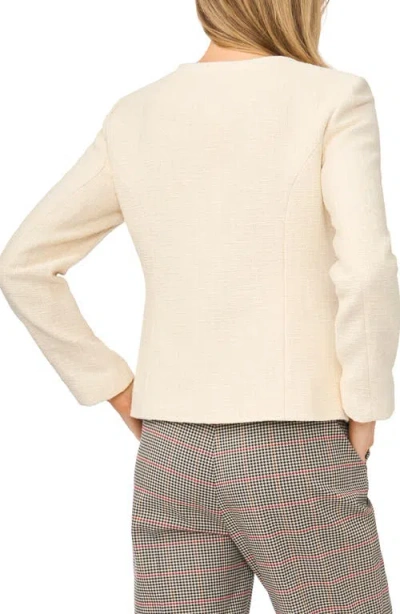 Halogenr Halogen(r) Collarless Jacket In New Ivory