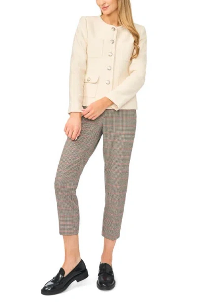 Halogenr Halogen(r) Collarless Jacket In New Ivory