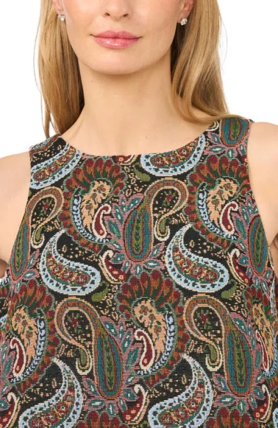Halogenr Halogen(r) Patterned A-line Dress In Classic Navy