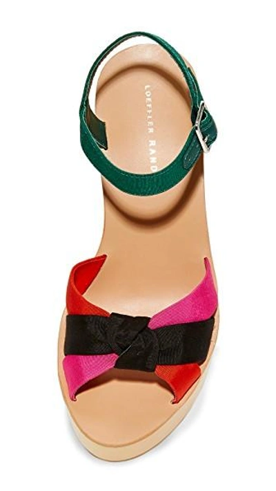 Shop Loeffler Randall Elsa Platform Sandals In Multi