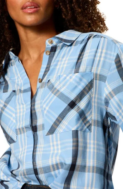 Sanctuary Colette Plaid Button-up Shirt In Multi