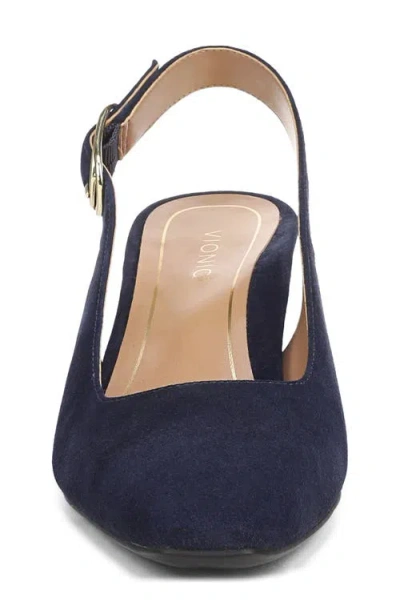 Vionic Stella Slingback Pump In Blue