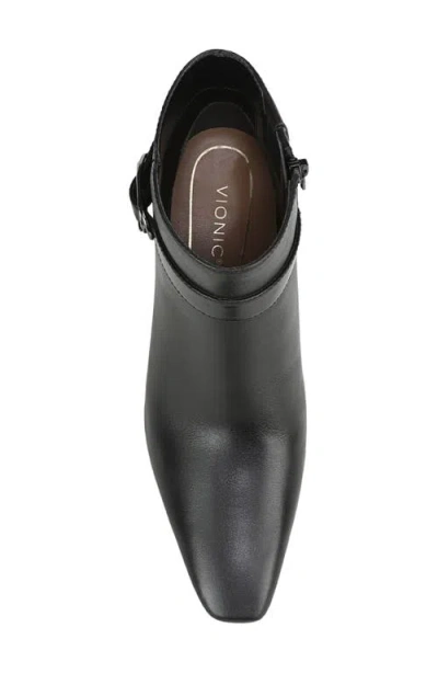 Vionic Saskia Block Heel Bootie In Black