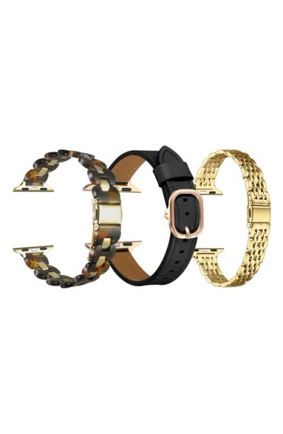 Posh Tech Assorted 3-pack Apple Watch® Watchbands In Multi
