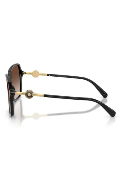 Versace 58mm Square Sunglasses In Multi