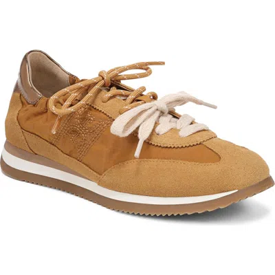 Sam Edelman Evara Cinched-back Sneakers In Brown