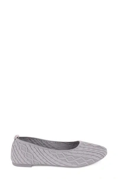 Tahari Cannes Cable Knit Ballet Flat In Multi