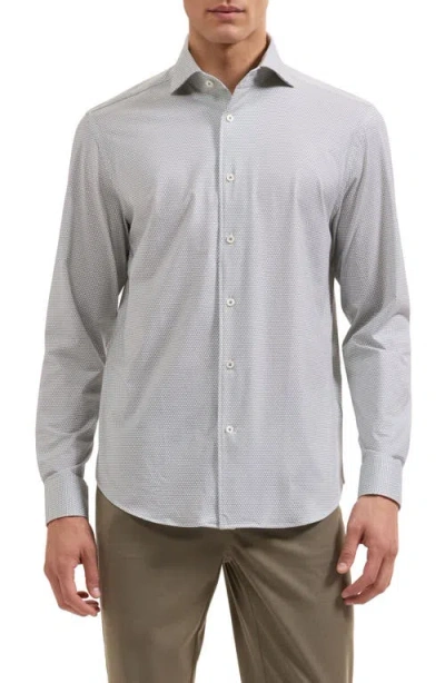 Bugatchi Devon Ooohcotton® Button-up Shirt In White