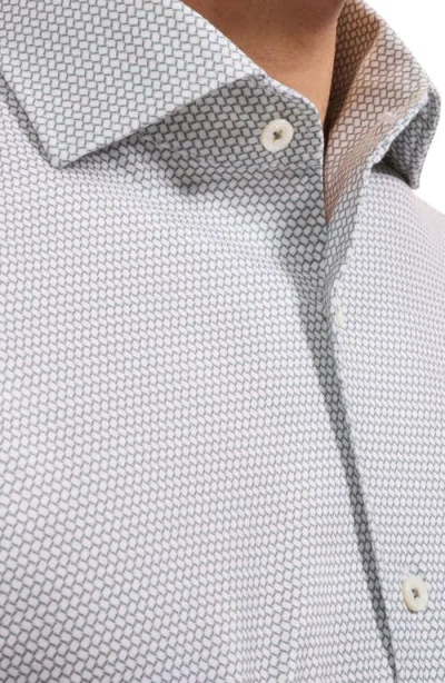 Bugatchi Devon Ooohcotton® Button-up Shirt In White