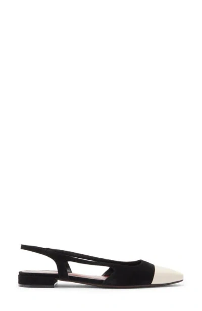 Jeffrey Campbell Worthwhile Slingback Flat In Black
