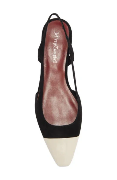 Jeffrey Campbell Worthwhile Slingback Flat In Black