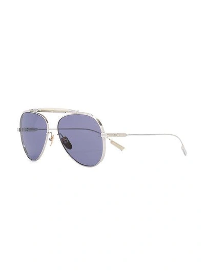 Shop Jacques Marie Mage Cochise Sunglasses In Metallic