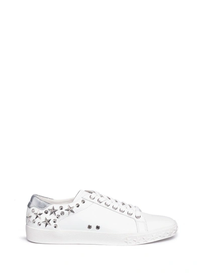 Shop Ash 'dazed' Star Stud Calfskin Leather Sneakers