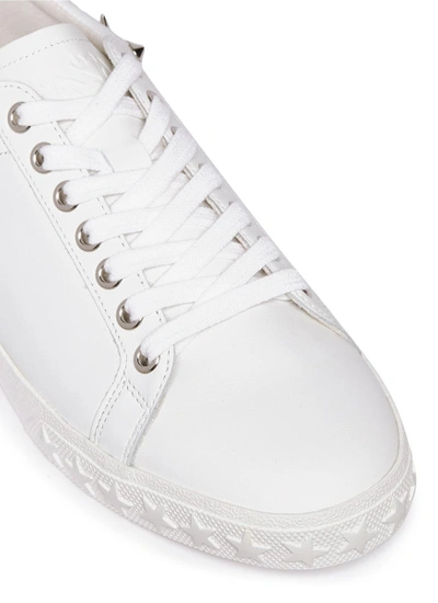 Shop Ash 'dazed' Star Stud Calfskin Leather Sneakers