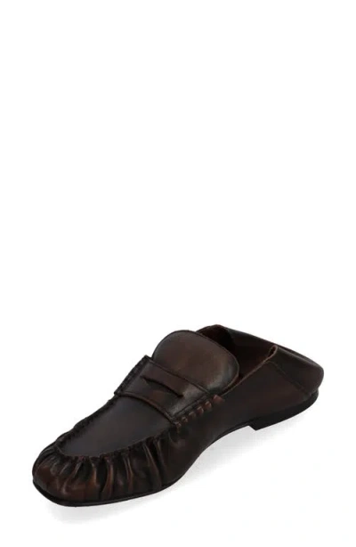 Alohas Aven Flat Mule In Brown