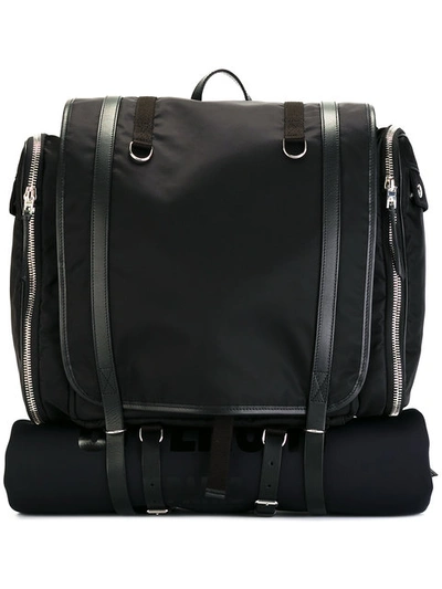 Givenchy Nylon Camper Rucksack Bag/backpack With Logo, Black