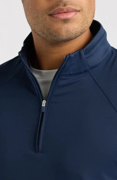 G/fore Brushed Back Quarter Zip Performance Pullover In Twilight