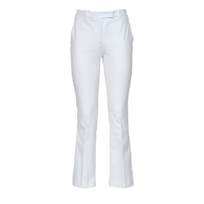 Ql2 Nellie C Flared Bottom Regular Pants In White