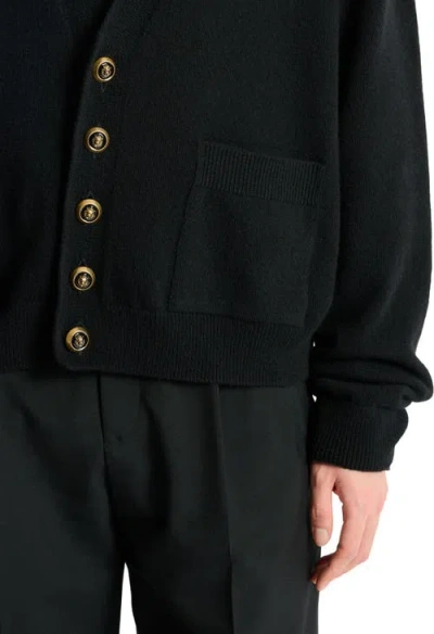 Balmain Eco-cashmere Cardigan In Black