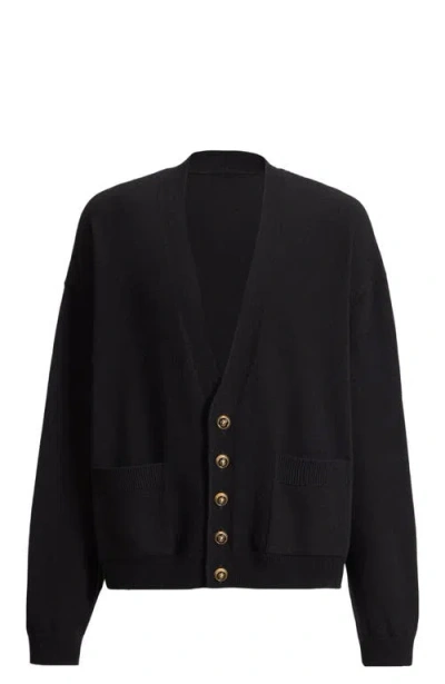 Balmain Eco-cashmere Cardigan In Black