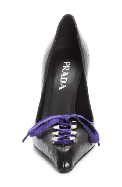 Prada Runway Pump In Black