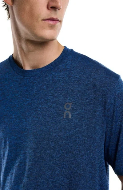 On Train Flex-t Performance T-shirt In Blue