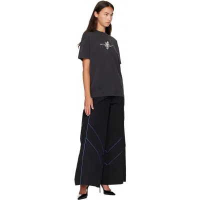 Off-white Stroke Regular T-shirt In Black