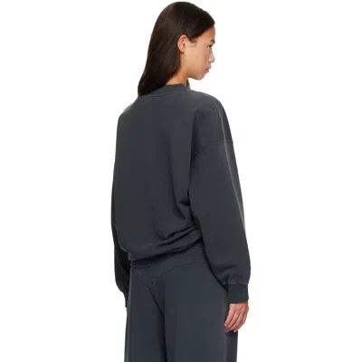 Off-white Gray Laundry Off Pullover In Discharged Dark Slat