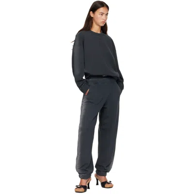 Off-white Gray Laundry Off Pullover In Discharged Dark Slat