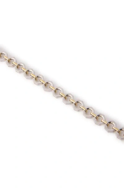 Off-white Hex Nut Toggle Bracelet In Multi