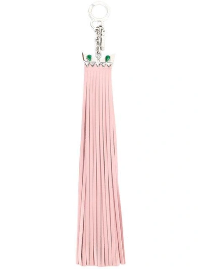 Shop Fendi Bag Bugs Key Ring In Pink