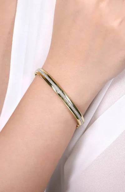 Gabriel & Co. 14k Gold Diamond Bangle In Multi