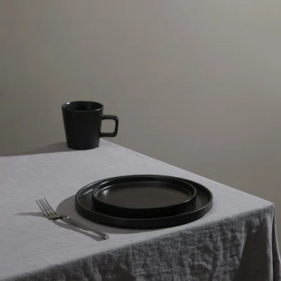 Stone Lain Celina Stoneware 32-piece Dinnerware Set In Black Matte
