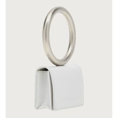 Ferragamo Micro Pouch - Optic White In ["white"]