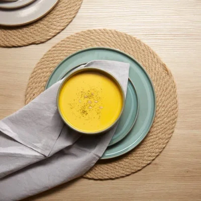 Kook Kitchenware Somerset Collection Ceramic Dinnerware Set In Beige
