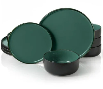 Kook Kitchenware Somerset Collection Ceramic Dinnerware Set In Beige